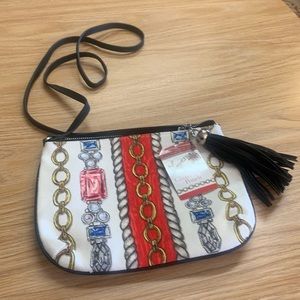 Brighton zip pouch with tassel. NWT